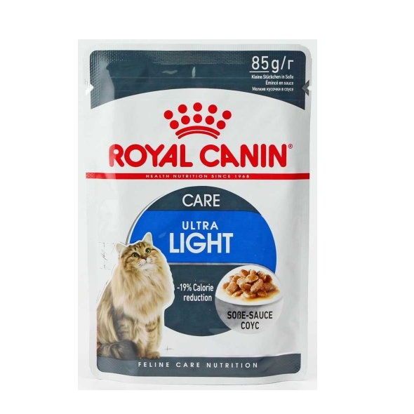 Royal canin кусочки в соусе. Royal Canin Ultra Light влажный корм для кошек соус. Роял Канин ультра Лайт пауч. Royal Canin для кошек пауч 85г в желе Ultra Light. Роял Канин д/к пауч ультра Лайт, желе, 85 гр.